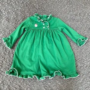 Stelly Belly Green Holiday Christmas Bubble Dress